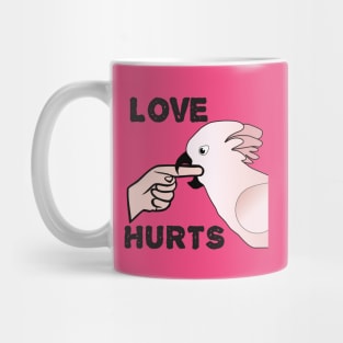 Love Hurts - Moluccan Cockatoo Parrot Mug